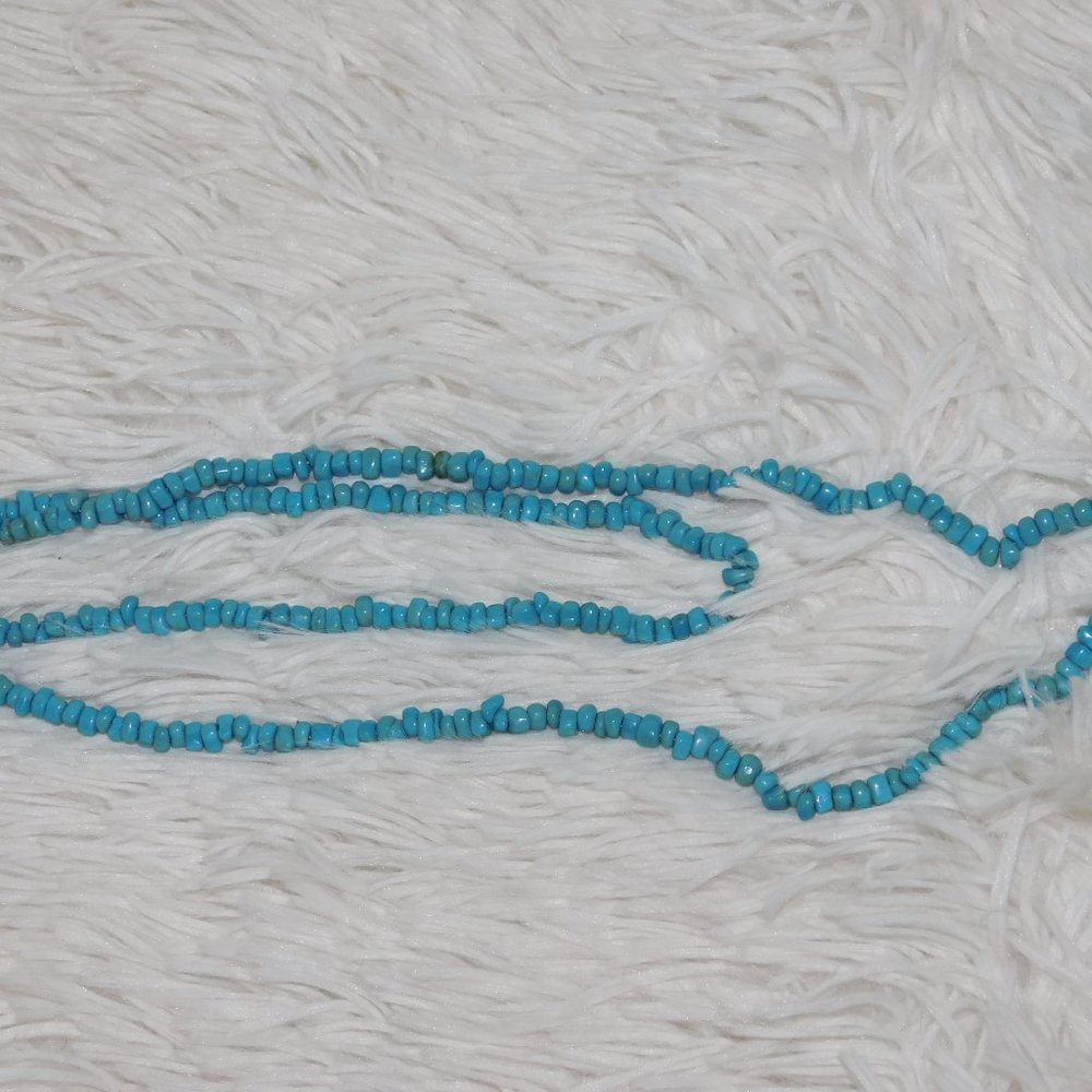 Gorgeous Turquoise Necklace 18 Inches - Picture 6 of 9